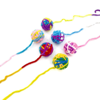 Toy for cats Hippie Pet Multicolored balls 5 cm 2 pcs (HIPCT19012)