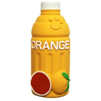 Dog toy MISOKO&CO Bottles of orange juice 12 cm (BEIRJ03706)