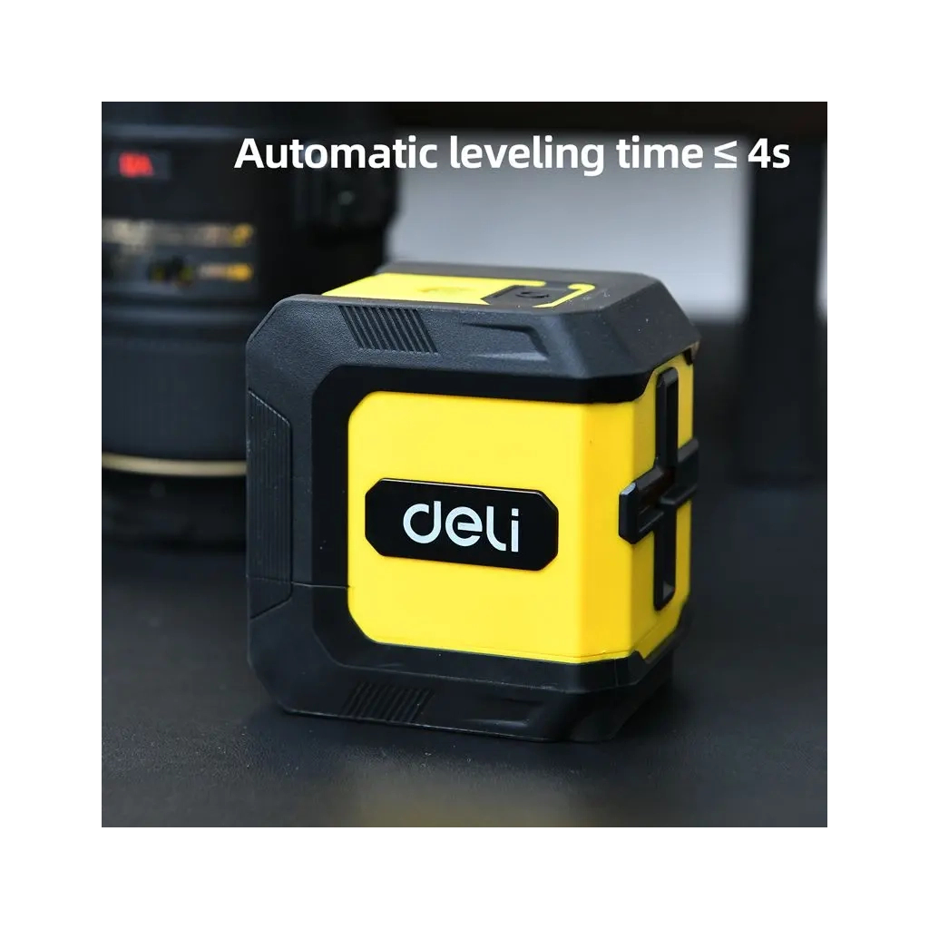 Лазерний нівелір Deli 2 лінії (EDL332102) Лазерний нівелір Deli 2 лінії (EDL332102)