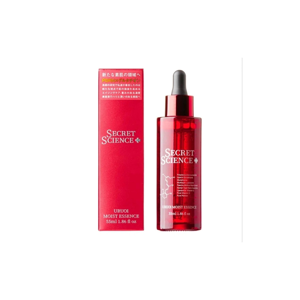 Сироватка для обличчя Kor Japan Uruoi Moist Essence Антивікова з глутатіоном, PDRN та нанокерамідами 55 мл (4571365223428)
