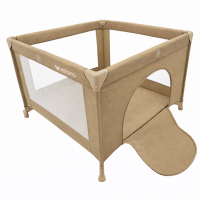 Children's playpen Velano square Cubo, beige (46164)