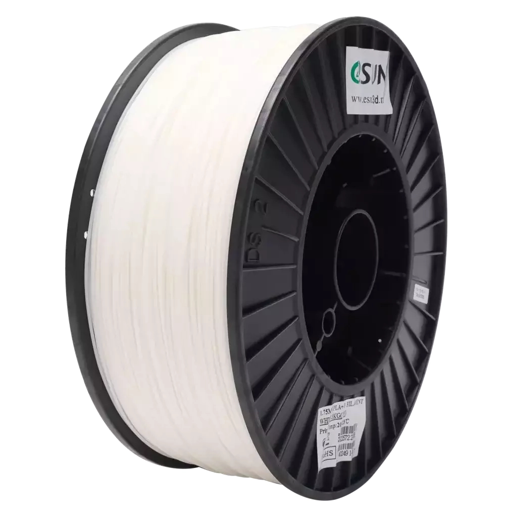 Пластик для 3D-принтера eSUN PLA+ 1.75мм, 3кг, White BONE (PLA+175BW3)