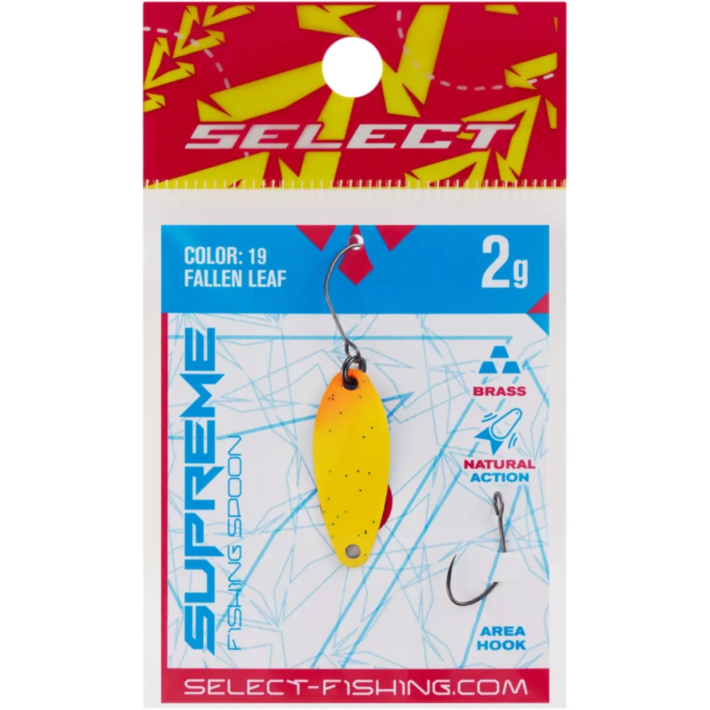 Блешня Select Supreme 2.0g 27mm 19 Fallen Leaf (1870.80.49) Блешня Select Supreme 2.0g 27mm 19 Fallen Leaf (1870.80.49)