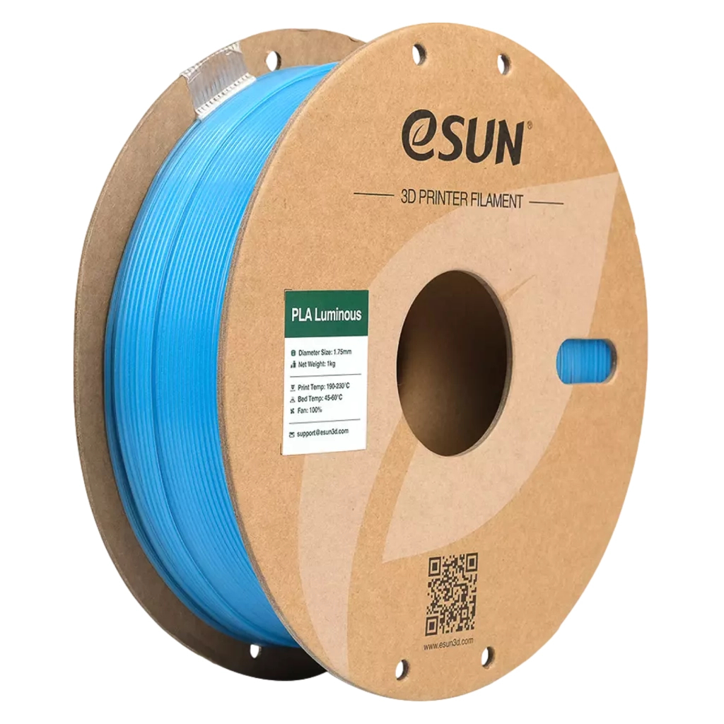 Пластик для 3D-принтера eSUN ePLA-LUMINOUS 1,75mm 1kg BLUE (EPLA-LUMINOUS175LU1)