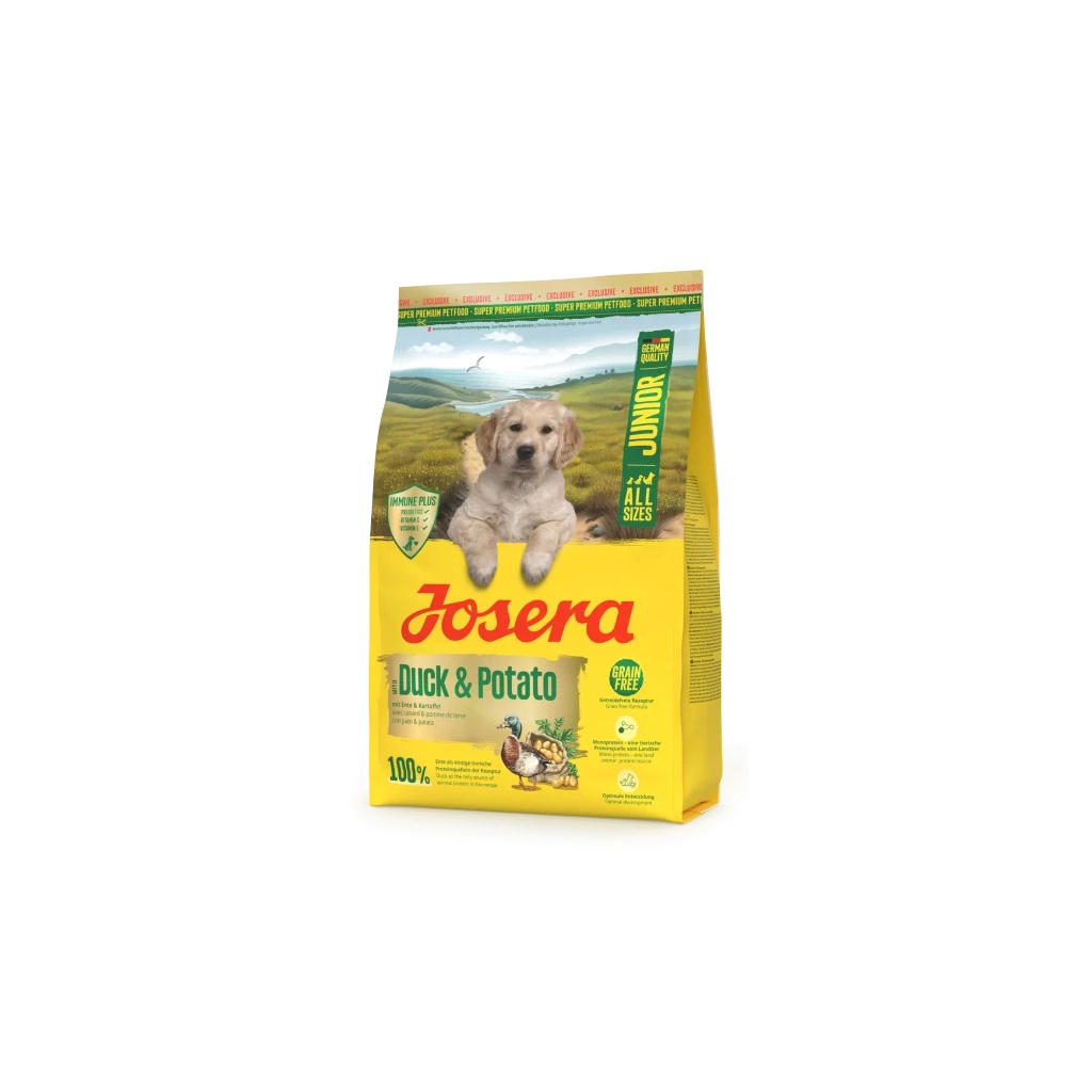 Сухий корм для собак Josera Duck & Potato Junior All Sizes 3 кг (4032254788041)