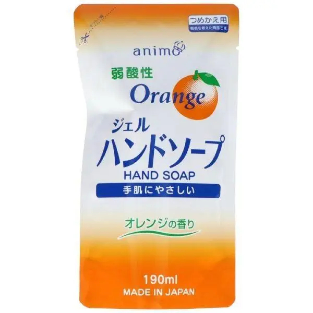 Рідке мило Rocket Soap Weak Acid Gel Hand Soap pH-збалансоване Апельсин Змінний блок 190 мл (4571113800499)