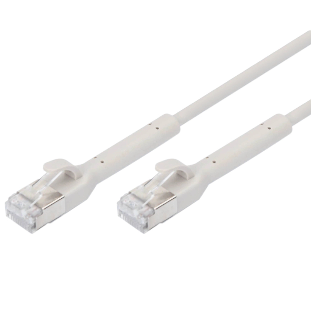 Патч-корд 3м, SFTP, cat.6A, AWG 32/7, Cu, TPE-LSZH, гнучкий, grey Digitus (DK-1632-A-030B)