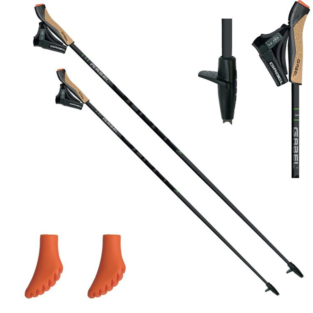 Палиці для скандинавської ходи Gabel X-5 Black 125 (7009351141250) (DAS303986)
