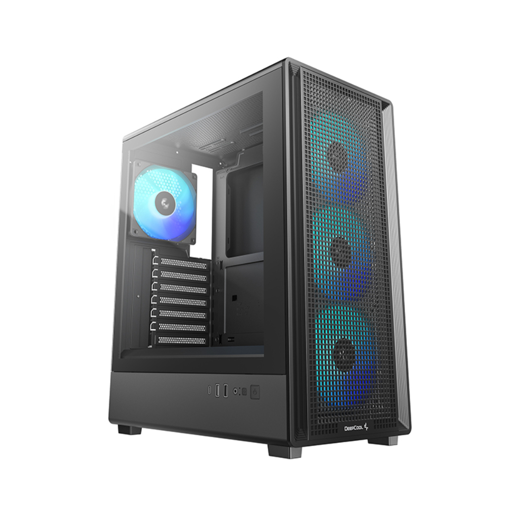 Корпус для ПК Deepcool CC550 4F Black (R-CC550BKANA4-G)