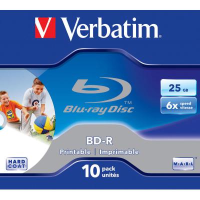 Диск BD Verbatim 25Gb 6x Jewel 10шт Printable (43713) Диск BD Verbatim 25Gb 6x Jewel 10шт Printable (43713)