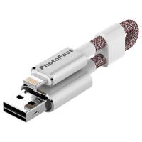 USB флеш накопичувач PhotoFast 32GB MemoriesCable GEN3 Silver Lightning USB 2.0 (MCG3U3R32GB)