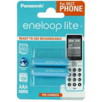 Акумулятор Panasonic Eneloop Lite AAA 550mAh NI-MH Dect Series * 2 (BK-4LCCE/2DE)