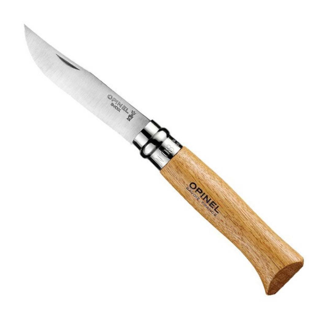 Ніж Opinel №8 Inox VRI, рукоять - дуб, в коробке (002021) Ніж Opinel №8 Inox VRI, рукоять - дуб, в коробке (002021)