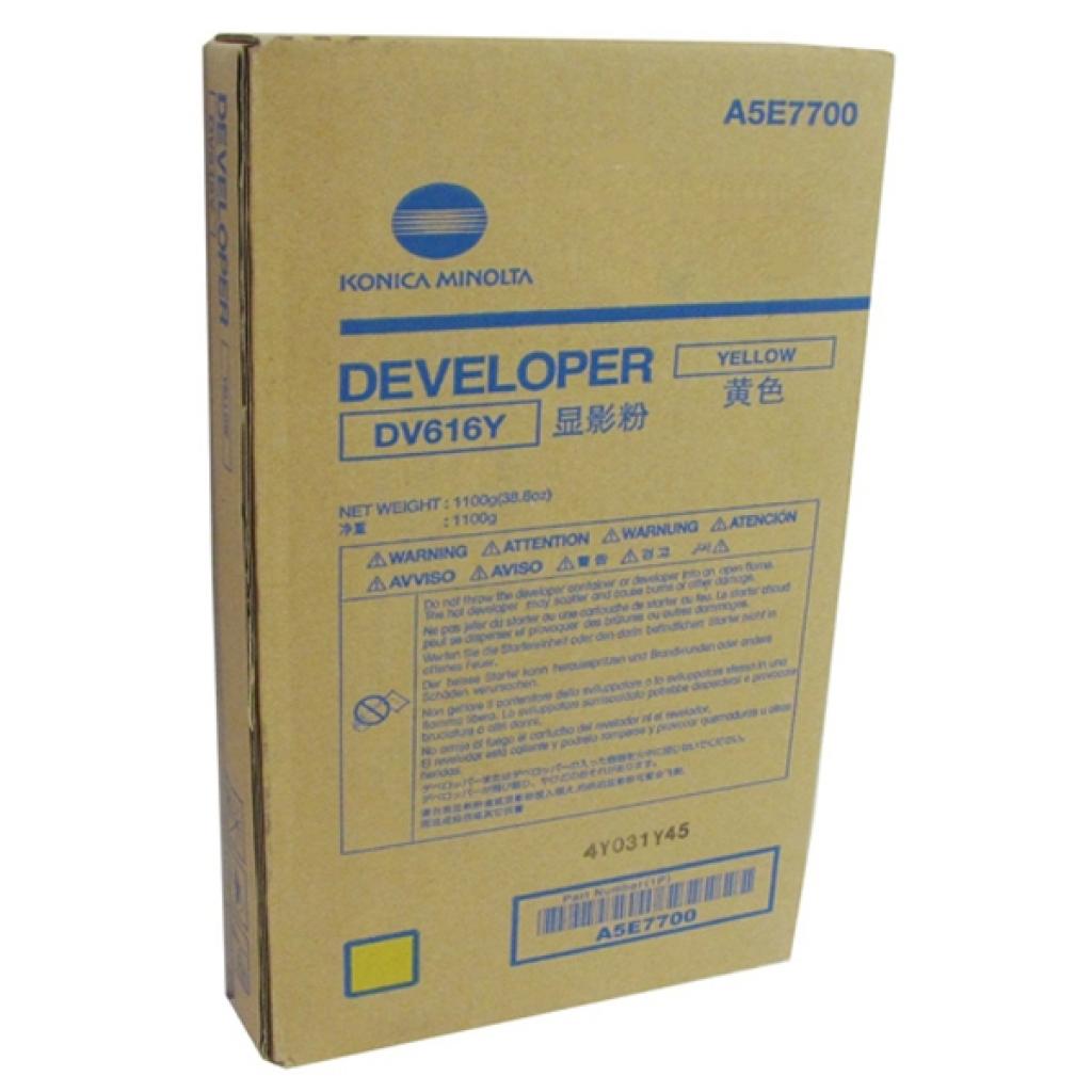 Девелопер Konica Minolta DV-616Y Yellow, для C1085ser. C6085ser. (A5E7700)