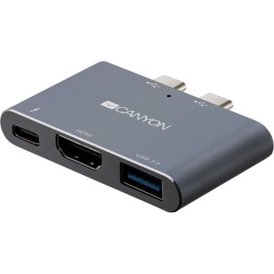 Port replicator Canyon Docking Station with 3 port, Thunderbolt 3, Input 100-240V, (CNS-TDS01DG)