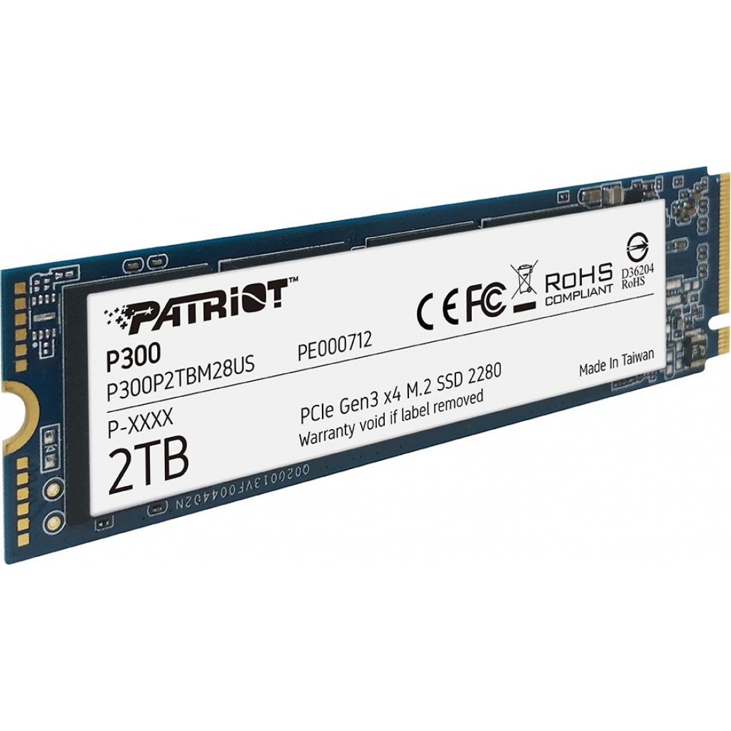 Накопичувач SSD M.2 2280 2TB Patriot (P300P2TBM28) Накопичувач SSD M.2 2280 2TB Patriot (P300P2TBM28)