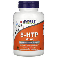 Now Foods Amino Acid 5-HTP (Hydroxytryptophan), 50 mg, 180 Vegetarian Capsules (NOW-00101)