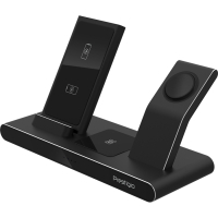 Зарядний пристрій Prestigio ReVolt A7 3-in-1 wireless charging station (PCS107A_BK)