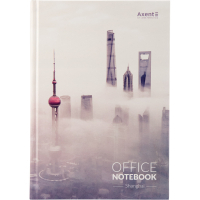Канцелярська книга Axent Shanghai А4 в твердій обкладинці 192 листа клітка (8423-24-A)