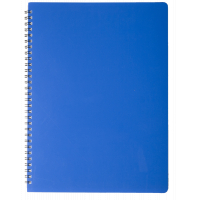 Notebook Buromax GLOSS A4 80 sheets, cell Blue (BM.24452151-02)
