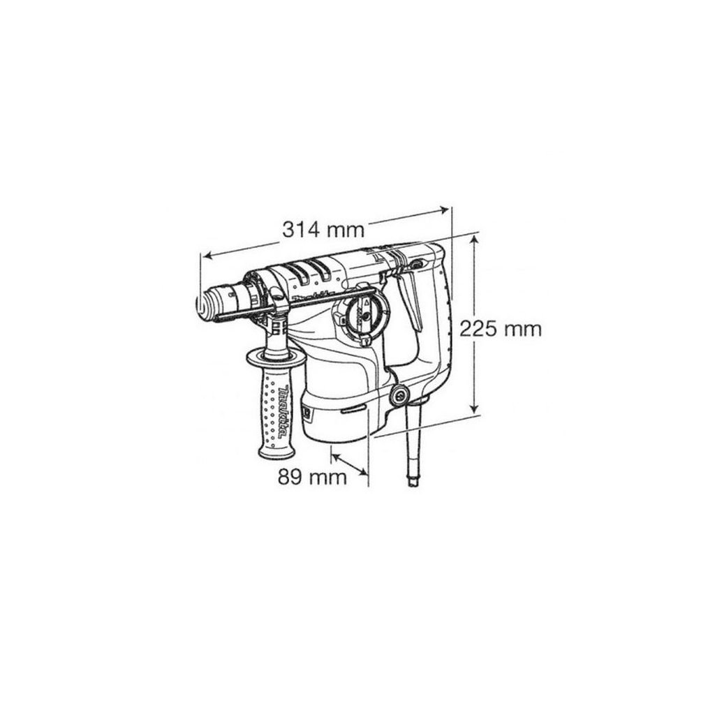 Перфоратор Makita HR3210C SDS-PLUS (HR3210C) Перфоратор Makita HR3210C SDS-PLUS (HR3210C)