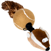 Dog toy GiGwi Catch&fetch Badger with two beeps 32 cm (75075)