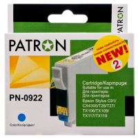 Картридж Patron Epson T0922/T1082 (C13T10824A10) 500c, Cyan (PN-0922)