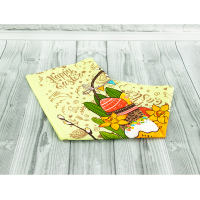 Fleece waffle-printed Easter light towel 45x60 cm (205.15_Easter light_2)
