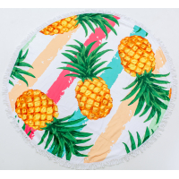 MirSon beach towel No. 5060 Summer Time Pineapple 150x150 cm (2200003180862)