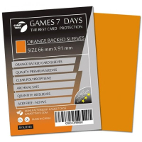 Протектор для карт Games 7 Days 66 х 91 мм, MTG, 80 шт Orange (PREMIUM) (GSD-OR6691)