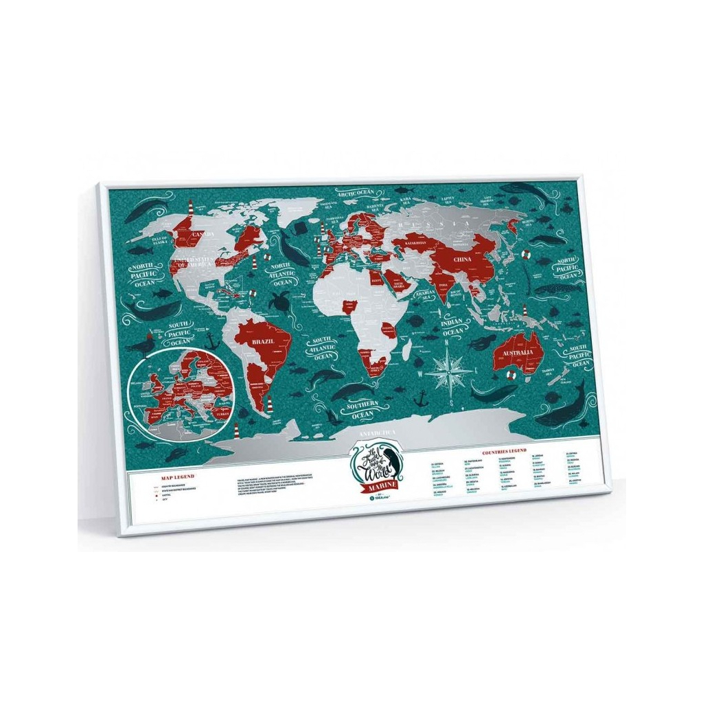 Скретч карта 1DEA.me Travel Map Marine World (13020)