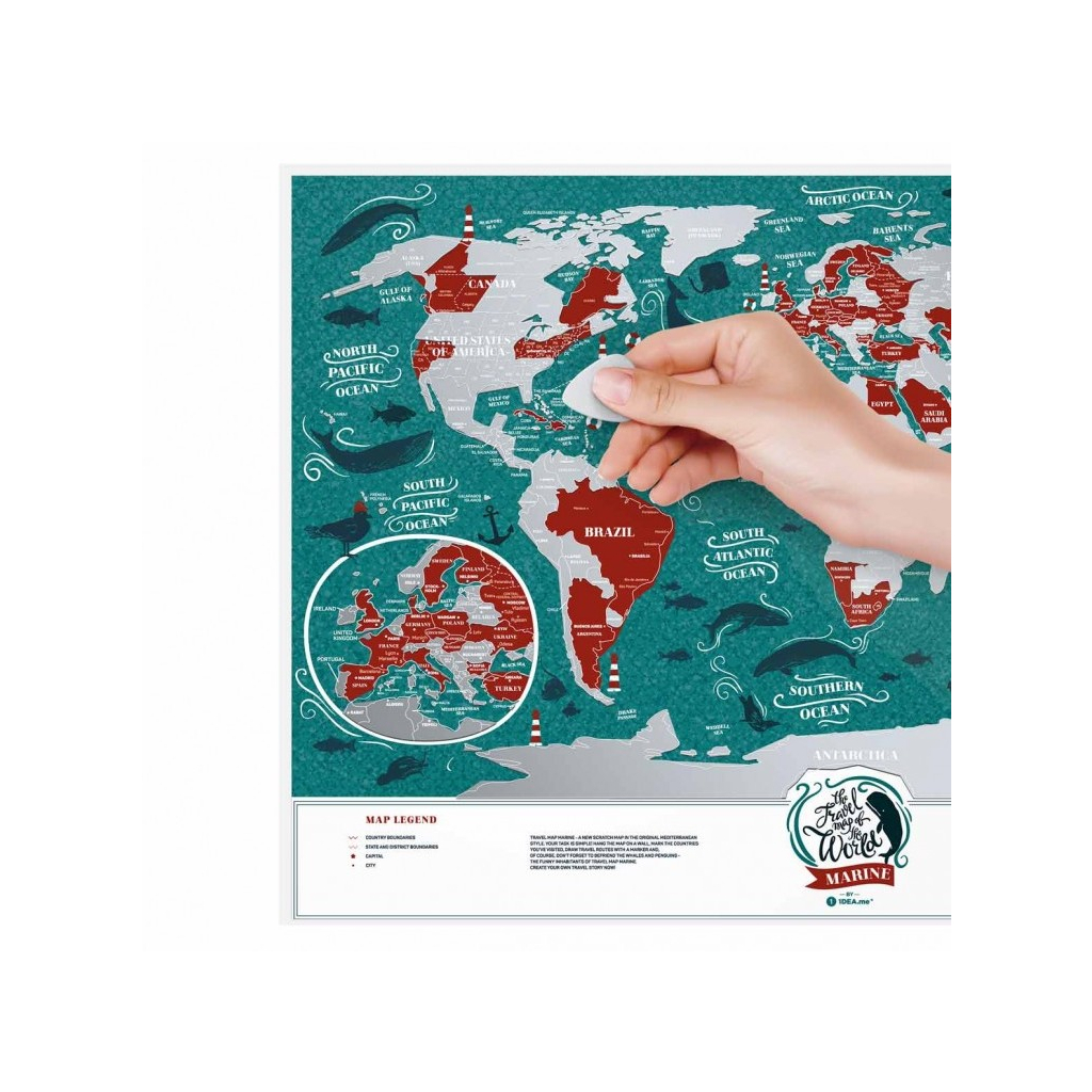 Скретч карта 1DEA.me Travel Map Marine World (13020)
