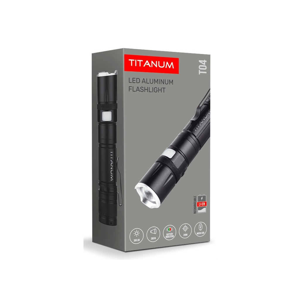Ліхтар TITANUM 300Lm 6500K (TLF-T04) Ліхтар TITANUM 300Lm 6500K (TLF-T04)