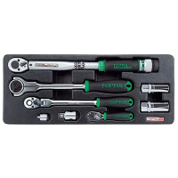 A set of tools Toptul rattles in a box 8 pcs. (GCAT0803)