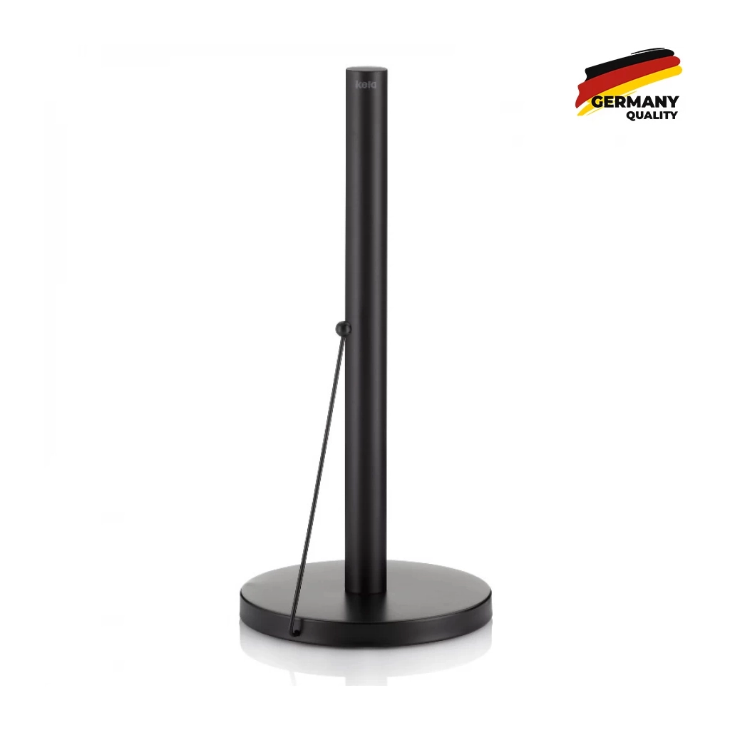 Тримач паперових рушників Kela Rollo 15 х 33,5 см Black (16904)