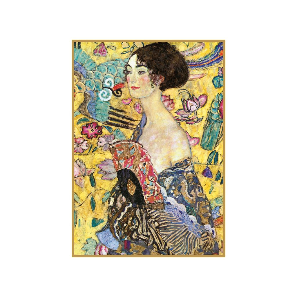 Пазл Piatnik Дама з віялом Клімт, 1000 елементів (PT-552748) Пазл Piatnik Дама з віялом Клімт, 1000 елементів (PT-552748)