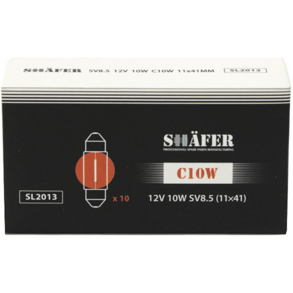 Автолампа SHAFER 12VC10WSV8.5 (SL2013)