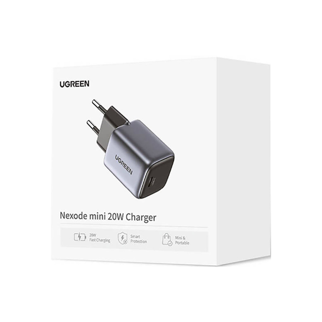 Зарядний пристрій Ugreen 20W USB C PD Nexode mini Charger CD318 (90664) Зарядний пристрій Ugreen 20W USB C PD Nexode mini Charger CD318 (90664)