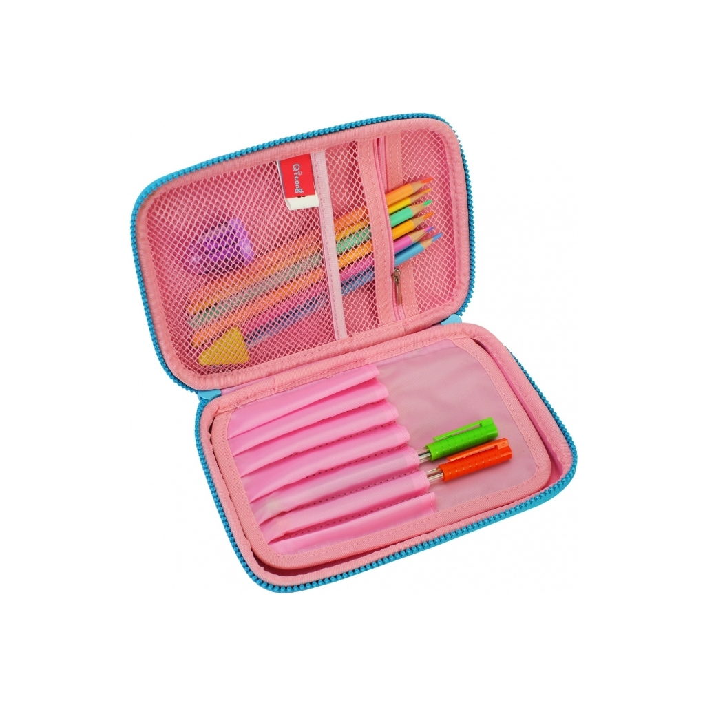 Пенал Cool For School з тисненням 1 відділення Фуксія (QT-5625-Rosered) Пенал Cool For School з тисненням 1 відділення Фуксія (QT-5625-Rosered)