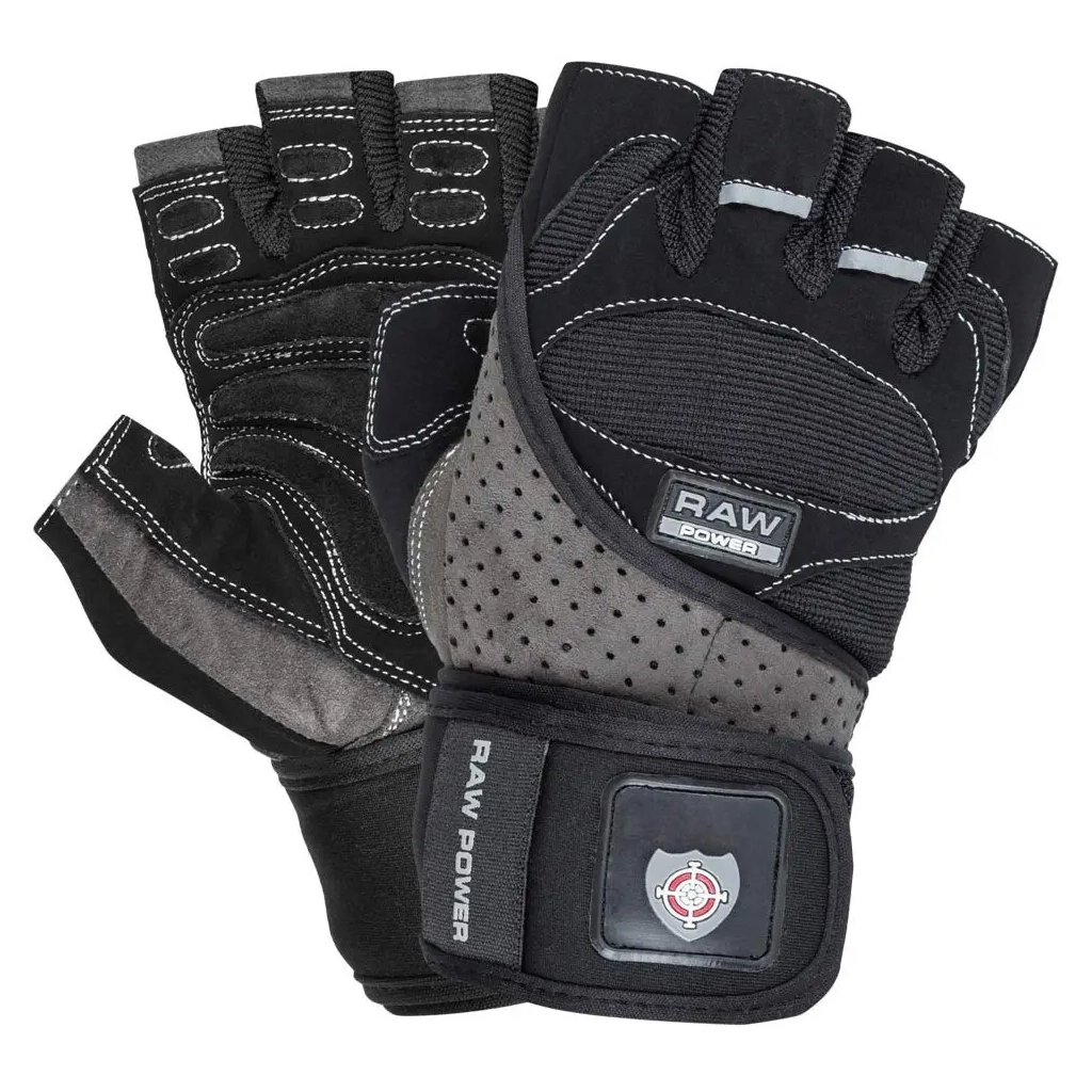 Рукавички для фітнесу Power System Raw Power PS-2850 Black L (PS-2850_L_Black-Grey)