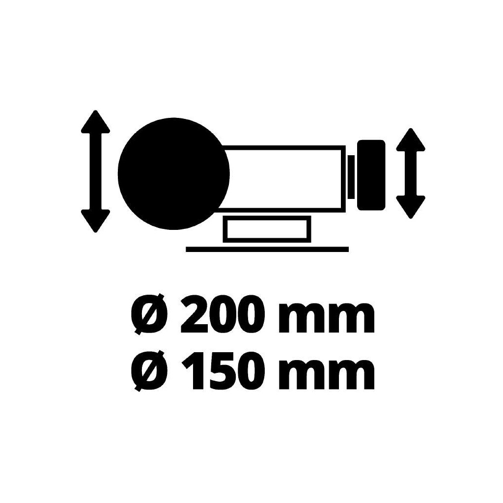 Точильний верстат Einhell TC-WD 200/150, 250 Вт, диски 200/150 мм, 134/2980 (4417242)