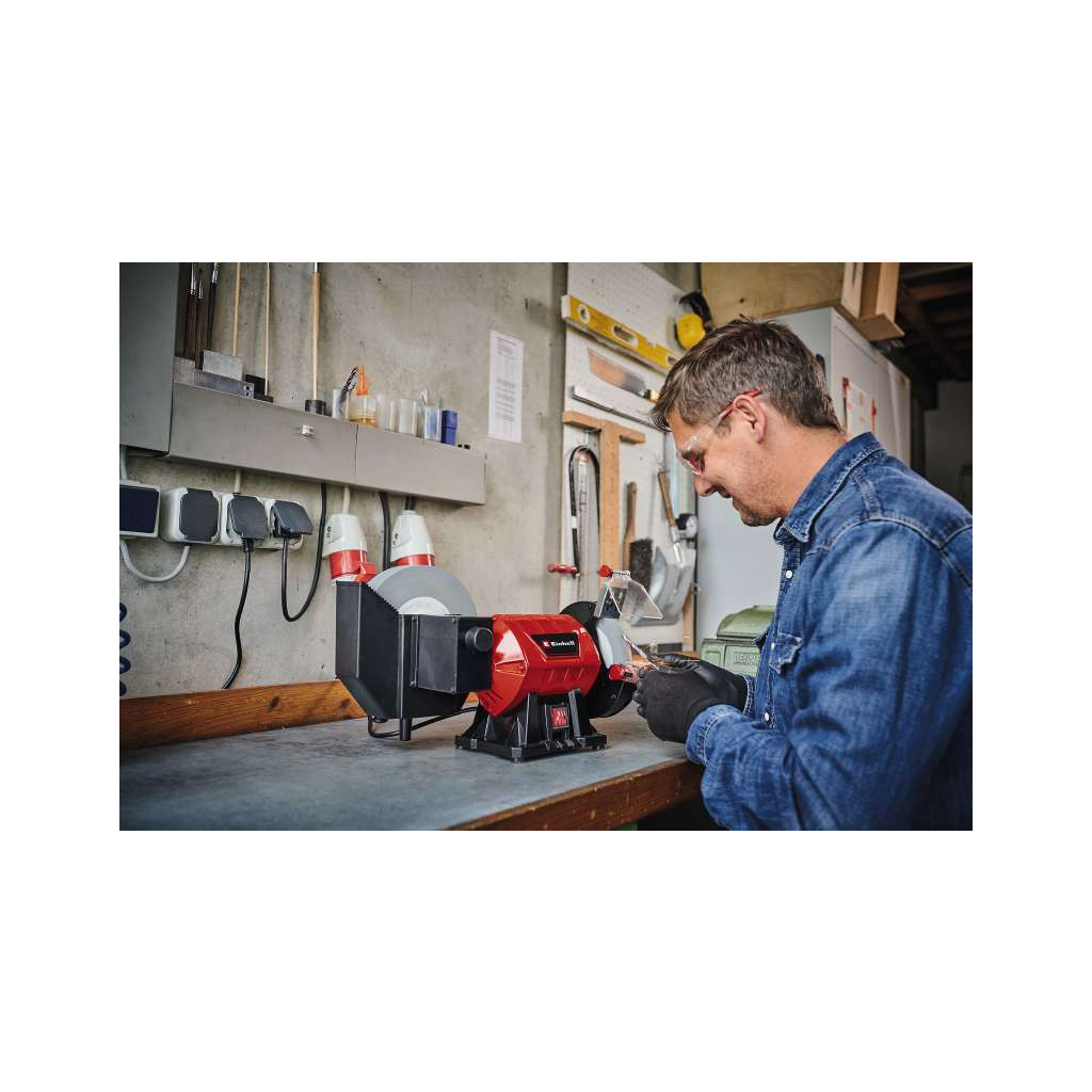 Точильний верстат Einhell TC-WD 200/150, 250 Вт, диски 200/150 мм, 134/2980 (4417242)