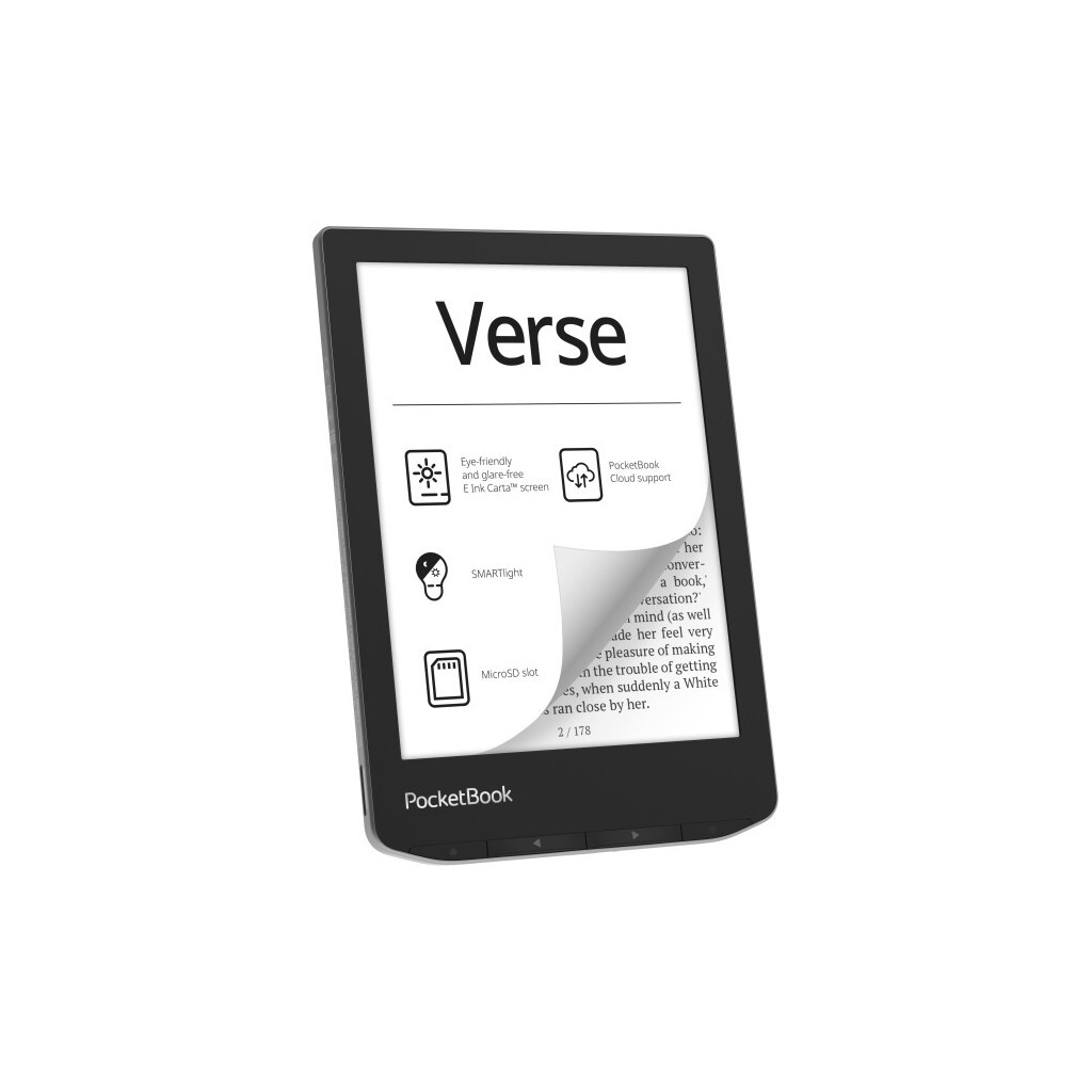 Електронна книга Pocketbook 629 Verse Mist Grey (PB629-M-CIS)