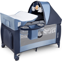 Дитячий манеж Lionelo Sven Plus Blue Navy (LO-SVEN PLUS BLUE NAVY)