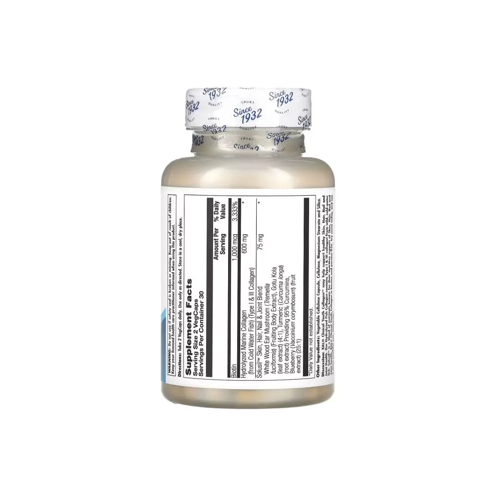 Вітамінно-мінеральний комплекс KAL Колаген молодості, Clinical Youth Collagen, 60 вегетаріанських ка (CAL-40696)