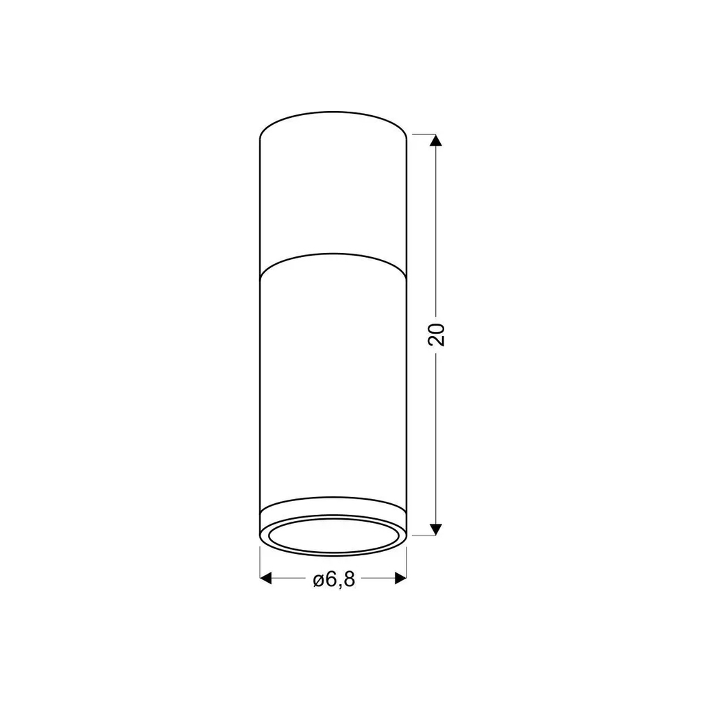 Світильник точковий Candellux 2284286 TUBA (2284286)