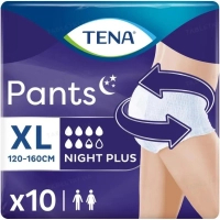 Diapers for adults Tena Pants Plus Night Extra Large 10 pcs (7322542133569_7310361169661)