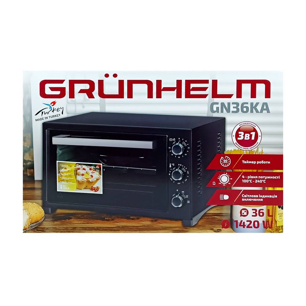 Електропіч Grunhelm GN36KА