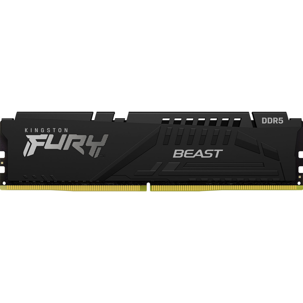Модуль пам'яті для комп'ютера DDR5 8GB 5200 MHz Beast Black Kingston Fury (ex.HyperX) (KF552C40BB-8)