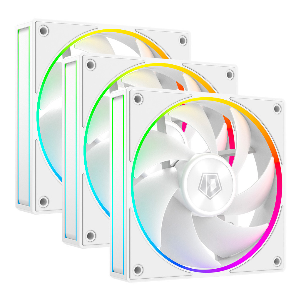 Кулер до корпусу ID-Cooling AF-127-ARGB-W TRIO